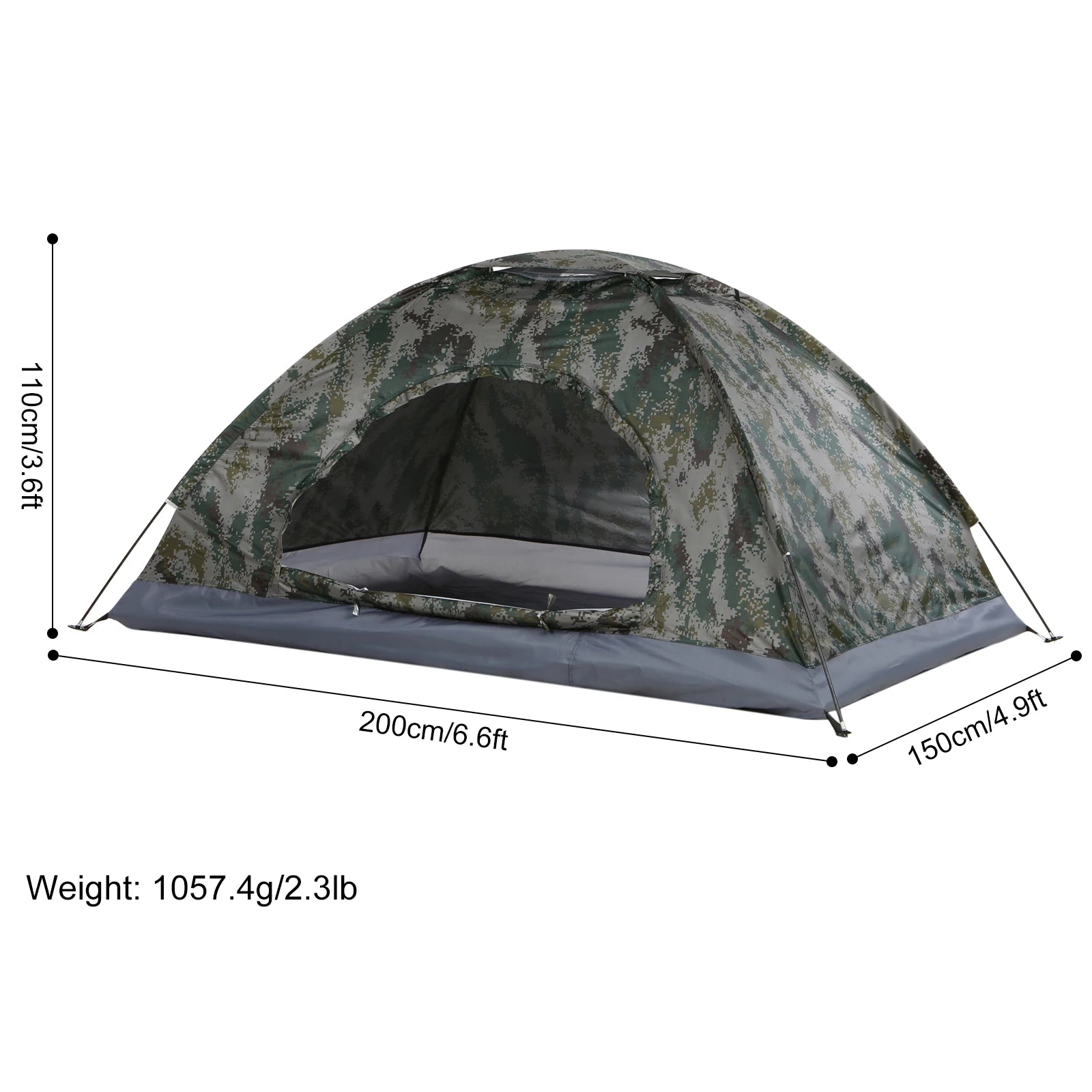 Tomshoo |  1/2 Person  Camping Tent