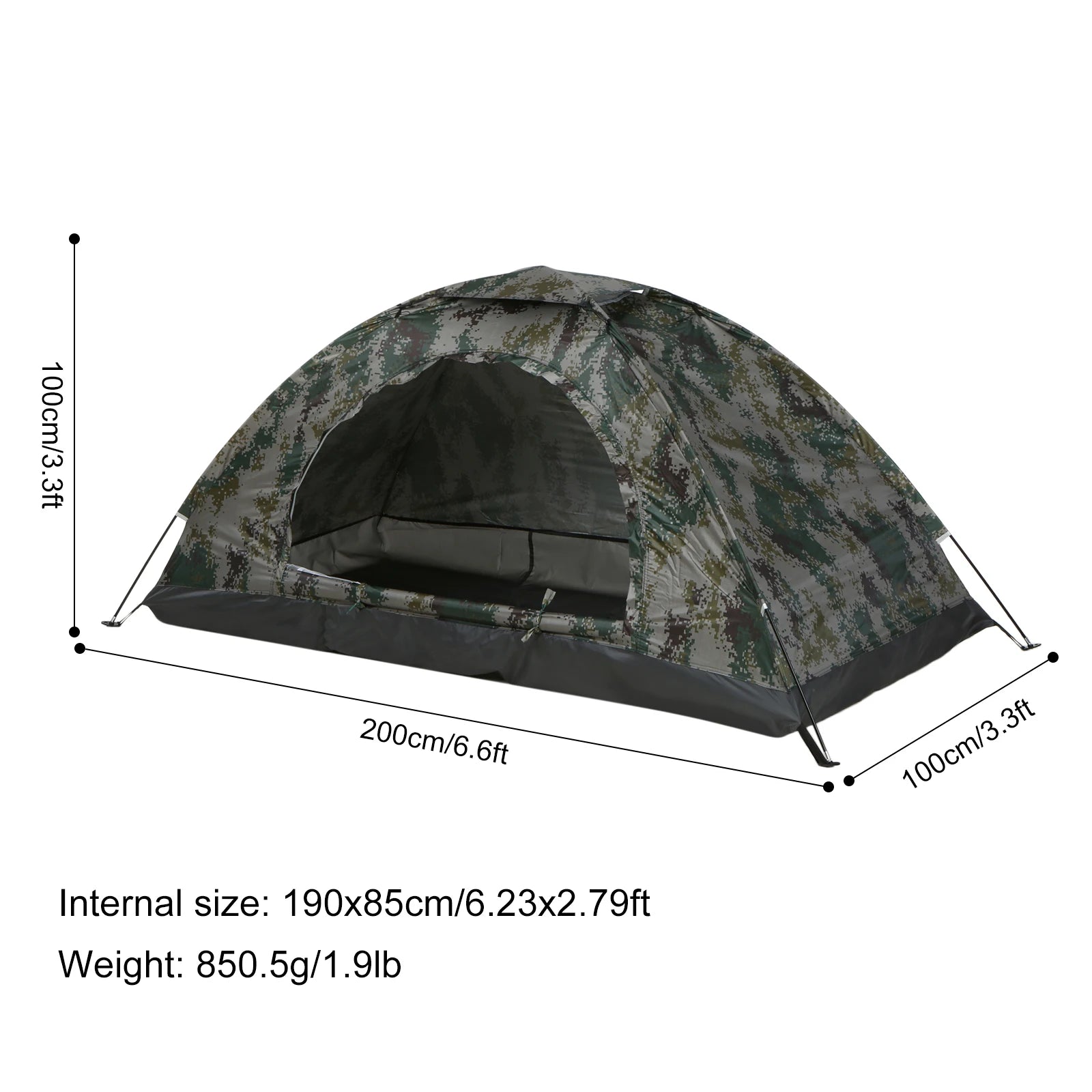 Tomshoo |  1/2 Person  Camping Tent