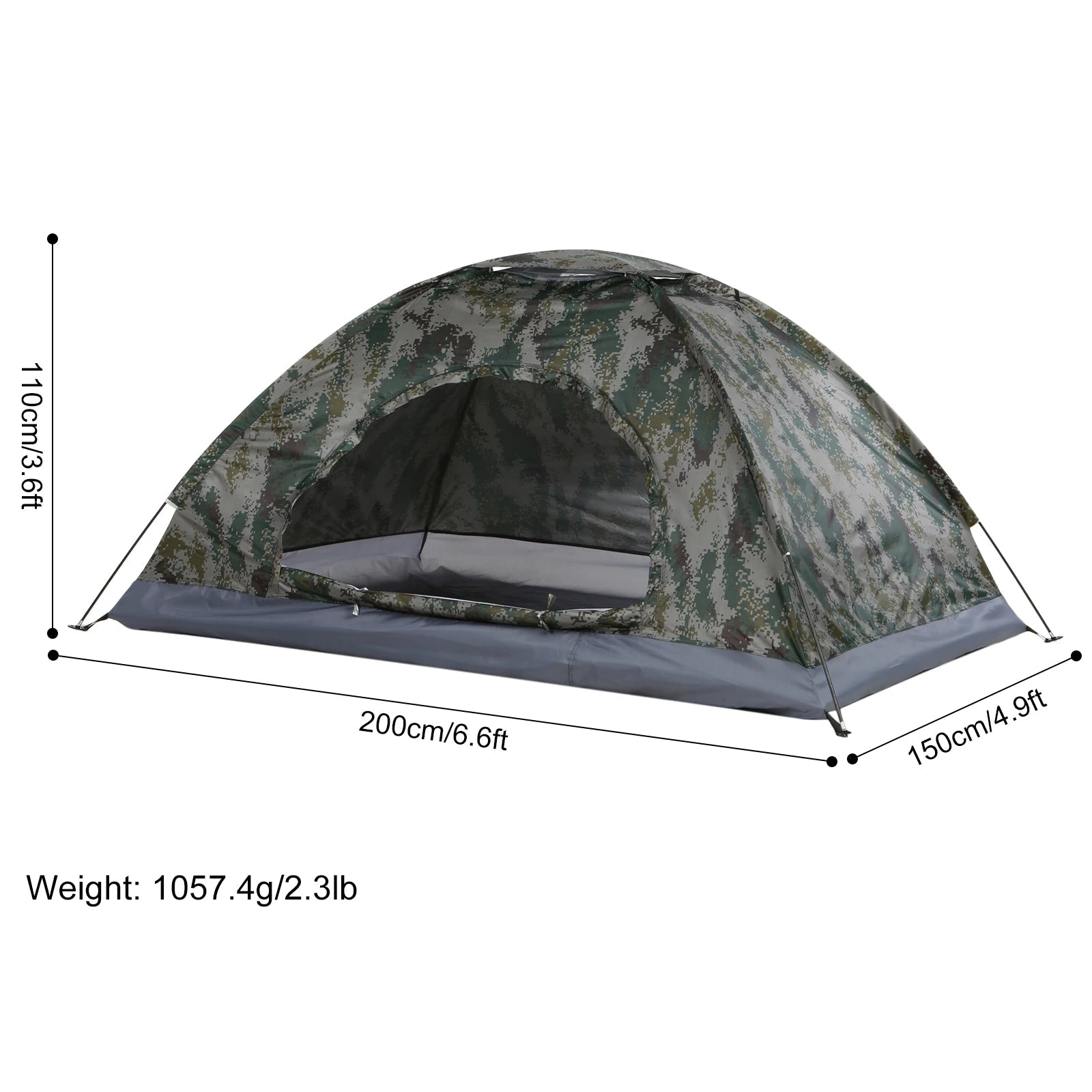 Tomshoo | 1/2 Person Camping Tent - NRTHCamping Tent